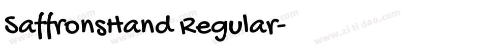 SaffronsHand Regular字体转换